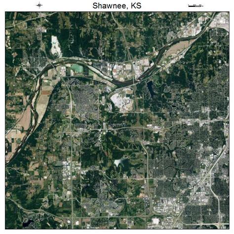 Aerial Photography Map of Shawnee, KS Kansas