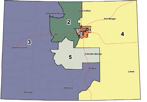 colorado representative districts map - Inga Kohler