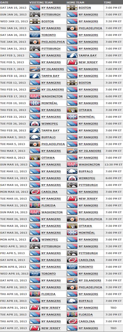 🔥 [50+] New York Rangers Schedule Wallpapers | WallpaperSafari