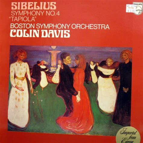 Sibelius / Boston Symphony Orchestra - Colin Davis – Symphony No. 4 ...