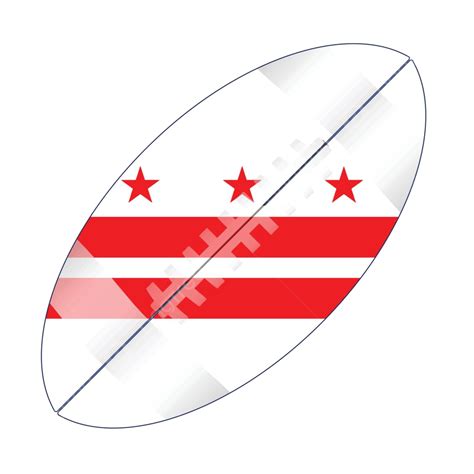 Washington Dc State Usa Football Flag Drawing Vector Pastime Vector, Drawing, Vector, Pastime ...