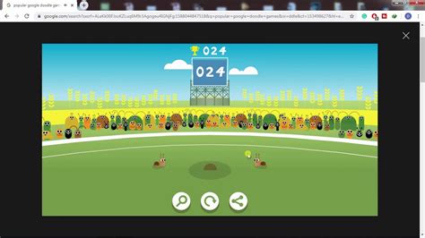 Google Doodle Cricket Game Play Online