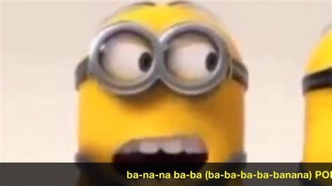 Minions Banana Song Lyrics Bob - YouTube