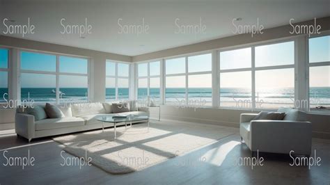 Zoom Virtual Backgrounds Modern, Office, Living Room, Windows, Beach ...