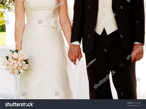 Wedding Couple Holding Hands Stock Photo 74072593 | Shutterstock