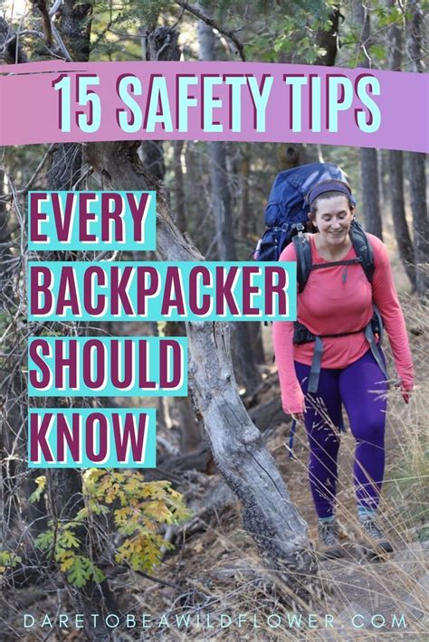 Safety Backpacking Tips For Smart Hikers and Backpackers | Backpacking ...