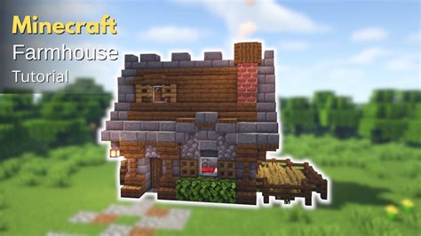 Minecraft: How to Build a Medieval Farmhouse | Medieval Starter House ...