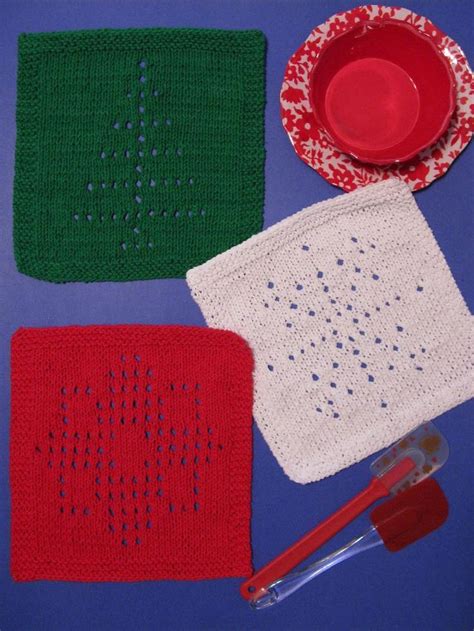 250 best Dishcloth patterns - Christmas images on Pinterest | Knitting ...