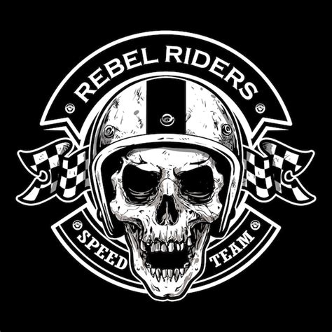 Motorcycle club logo | Premium Vector