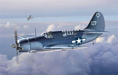 SB2C-3 Helldiver | Aircraft art, Model building kits, Vintage aircraft