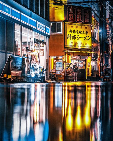 Night in Akihabara on Behance