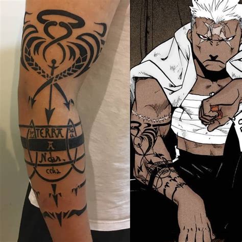 Tatouage Fullmetal Alchemist (FMA) | Alchemy tattoo, Brotherhood tattoo, Scar tattoo