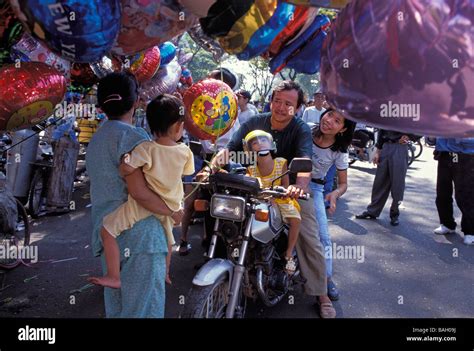 Vietnam, Saigon (Ho Chi Minh City), Nguyen Hue Avenue, Tet Festival ...