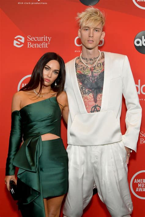 Megan Fox And Machine Gun Kelly Sexy At American Music Awards 2020 (6 ...