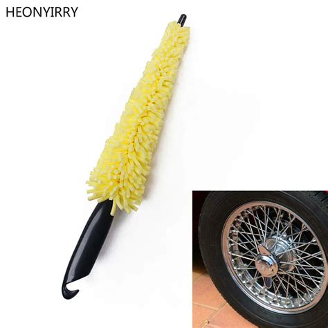 Car Wheel Brush Plastic Handle Vehicle Cleaning Brush Wheel Rims Tire ...