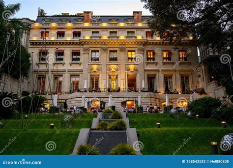 Palacio Duhau, Park Hyatt Hotel, Buenos Aires, Argentina. Garden with ...