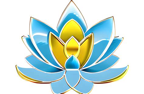 Blue Lotus Flower Clipart