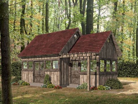 062S-0001: Shed Plan with Attached Workshop … | Building a shed, Diy ...