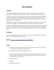 5. ch.pdf - THE KURATSA HISTORY: The Kuratsa is believed to be a ...