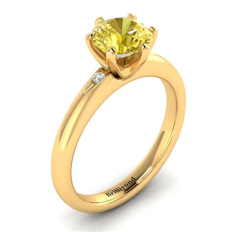 Buy Yellow Sapphire Engagement Ring | Australian Sapphire Ring