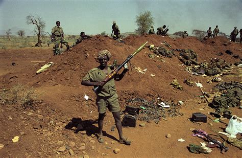 ERITREAN SOLDIER - NEGATIVE COLORS