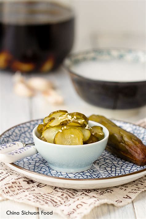 Chinese Pickled Cucumber with Soy Sauce and Vinegar - China Sichuan Food