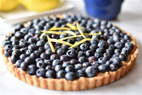 Blueberry Lemon Cream Cheese Tart | With Two Spoons