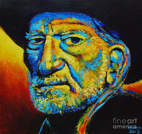 Willie Nelson Painting by Andrew Wilkie - Fine Art America