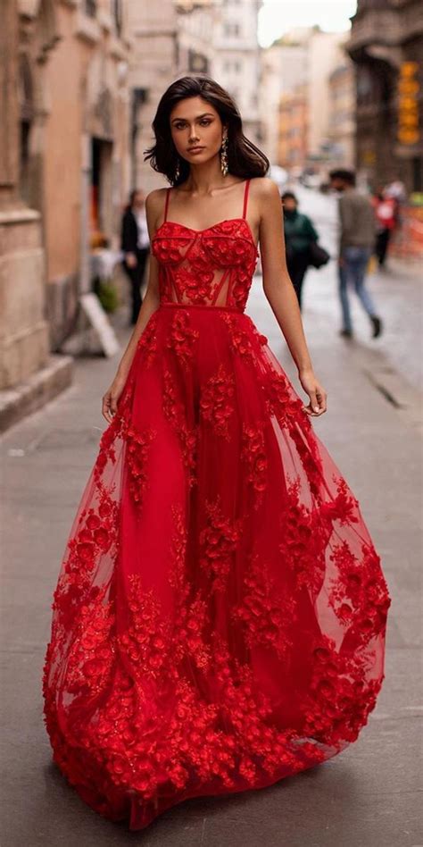 30 Best Red Wedding Dresses 2024 [Guides & Tips] 👗