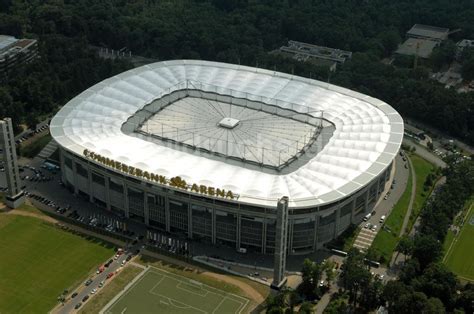 Frankfurt am Main von oben - Blick auf die Commerzbank Arena (ehemals ...