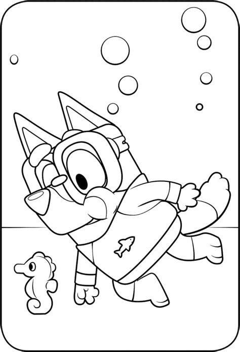 Bluey Episodes Coloring Pages