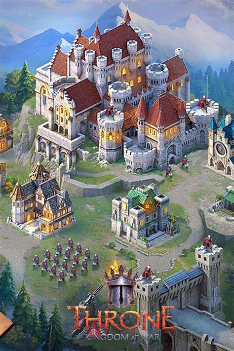 Throne - MMO Strategy Browser Game | Fantasy city, Fantasy map, Magic ...