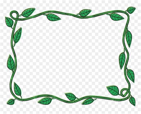 Clip Art Vine Border, HD Png Download - vhv