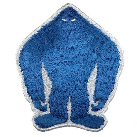 Yeti Silhouette embroidered patch | Embroidered patches, Patches ...