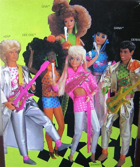 BARBIE AND THE ROCKERS 1986 | Back of the box. Collection in… | Flickr