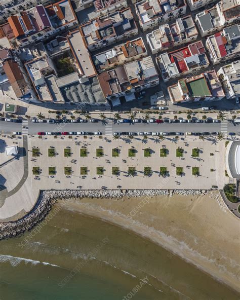 Aerial view of Vieste, Gargano Natural Park, Italy - Stock Image - F041 ...