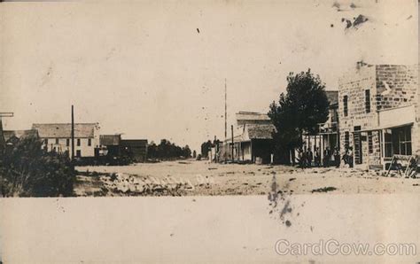 View of Town Jordan Valley, OR Postcard