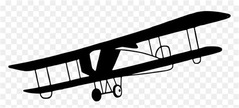 Vintage Biplane Png Clipart - Wright Brothers Plane Vector, Transparent ...