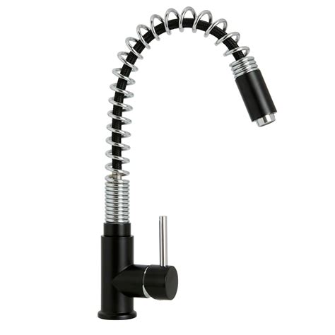 Cooke & Lewis Farin Black Chrome effect Kitchen Monobloc Mixer tap | Departments | DIY at B&Q