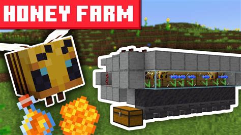 Minecraft Honey Farm 1.21 - BEST DESIGN - YouTube