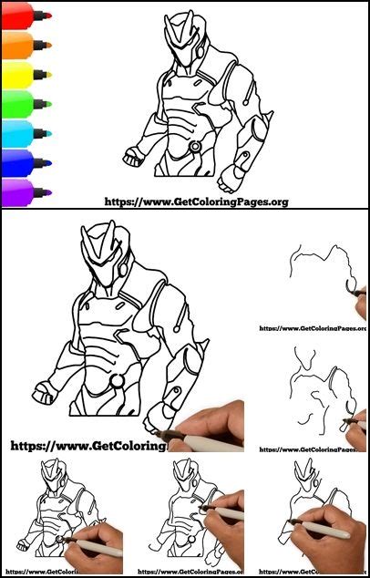 How to Draw Omega Fortnite | Drawing tutorial, Drawings, Step by step ...