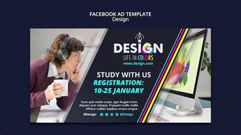 Free PSD | Graphic design profession social media promo template