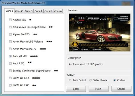 NFS Most Wanted Mods Collection addon - ModDB