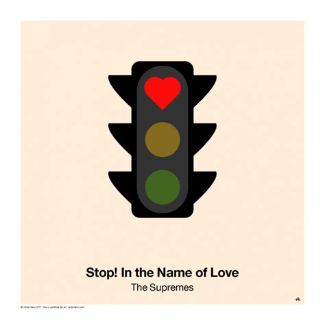 Stop! In The Name Of Love | Poster By Viktorhertz