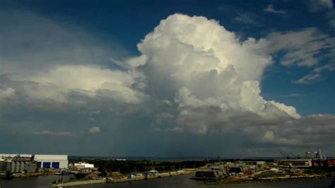 Sky Timelapse of Cumulonimbus Clouds with Lightning | Clouds ...