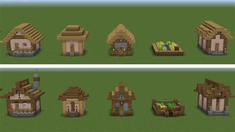 Every Village houses Redesigned Minecraft Map