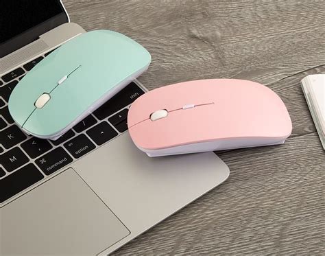 Big Discount 2.4Hz Mini Portable Wireless Mouse for Macbook air/pro Rechargeable Mute Silent ...