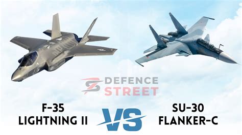 F-35 Lightning II Vs SU-30 Flanker-C Comparison, BVR & Dogfight - Defence Street