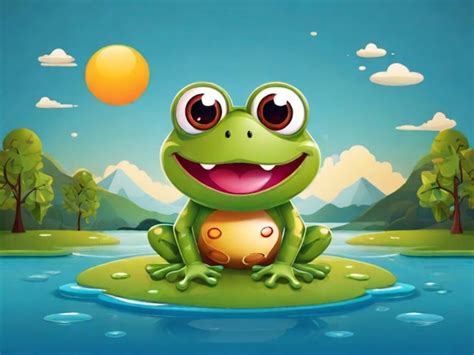 Premium Photo | Frog cartoon