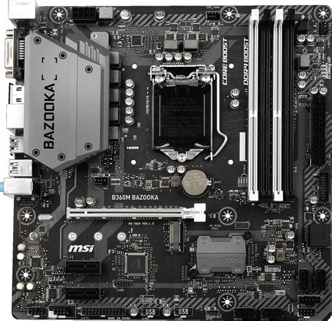 MSI B360M Bazooka LGA 1151 Micro-ATX Motherboard | ubicaciondepersonas.cdmx.gob.mx